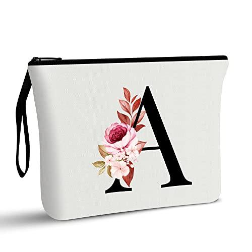 Beauty case personalizzato con iniziale, regalo per donne e mamme
