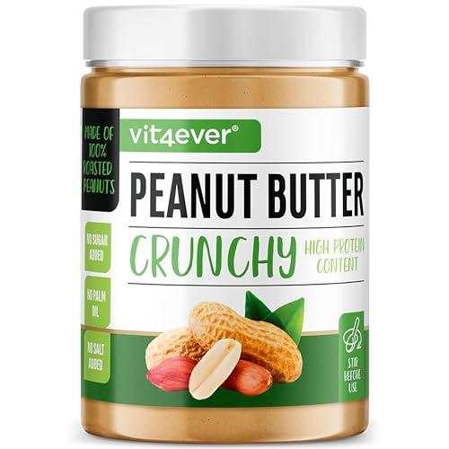 Burro di Arachidi Croccante Naturale 1kg - Vit4ever Sports