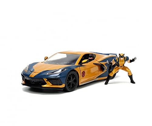 Jada Toys Marvel X-Men Wolverine Chevy Corvette