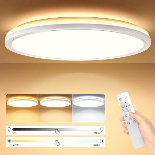 Plafoniera LED da Soffitto con Telecomando 24W 2642LM Taipow