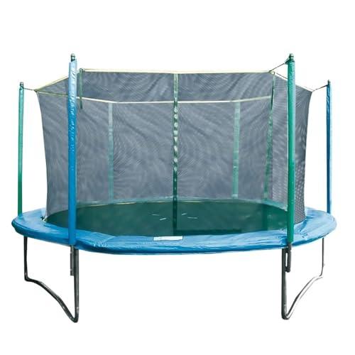 Garlando Trampolino Combi XL per Esterno con Rete di Protezione Inclusa Ø 366 Cm Multicolore