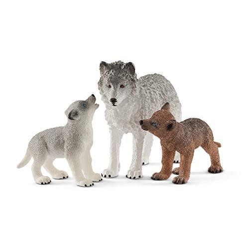 Schleich Mamma Lupa con Cuccioli