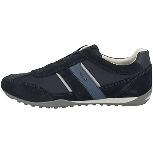 Geox U Wells A, Sneakers Uomo, Blu