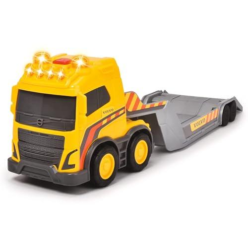 Dickie Construction Volvo FH16 con Rimorchio 32 cm, Luci & Suoni, con Ruspa Volvo 9 cm, + 3 anni