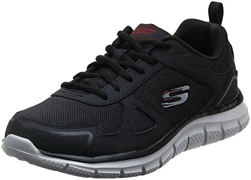 Skechers Track Scloric, Sneaker, Uomo, Nero Total Black, 43 EU