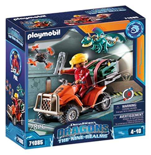 PLAYMOBIL DreamWorks Dragons 71085 Dragons, The Nine Realms, Icaris Quad & Phil