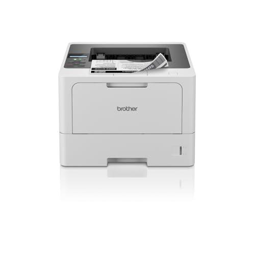 Brother HLL5210DW Stampante Laser Monocromatica,48 ppm,Stampa Fronte/Retro Automatica,Connettività cablata e WiFi,Display LCD 1 linea,Cassetto carta da 250 fogli,Inbox Toner fino a circa 3000 pagine
