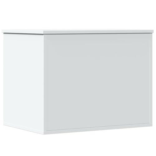 vidaXL Contenitore Portaoggetti Bianco 60x42x46 cm in Legno Multistrato