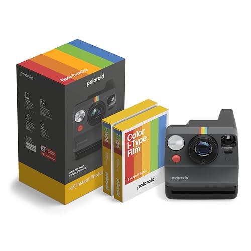 Polaroid Now Gen3 - Fotocamera Istantanea con Pellicola - Nera