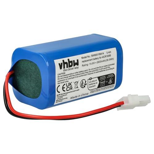Batteria di ricambio vhbw per aspirapolvere robot Dibea D960 GT200 GT9 V750 V780 V870 (Li-Ion 14.8V 2600mAh)