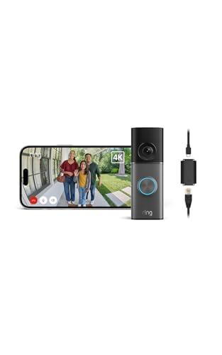 Ring Wired Video Doorbell Pro (POE) - Videocitofono con Visione Retinal 4K e Zoom 10x