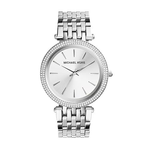 Michael Kors Darci MK3190 - Orologio da Donna Argento con Cristalli Pavé