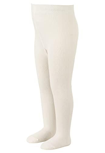 Sterntaler Collant Semplici Unisex - Bimbi 0-24, Ecru, 80