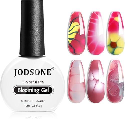 JODSONE Blooming Gel Smalto Semipermanente per Unghie - Effetto Acquerello e Marmo 10ml