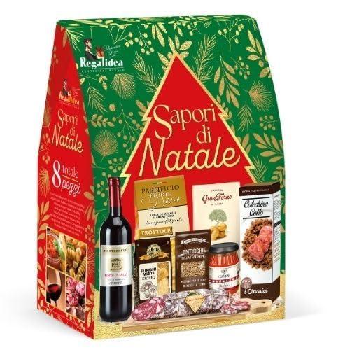 Cesto Natalizio 8 Pezzi “Sapori di Natale”