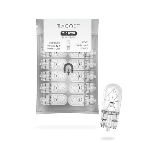 Magnet Pack 10 Lampadine Alogene Wedge W5W