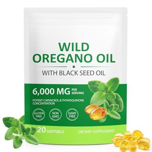 Capsule di Olio di Origano con Olio di Semi Neri - 120 Capsule Molli