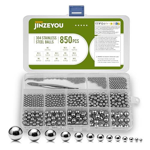Sfere in Acciaio Inox di Precisione - Kit Assortito (850 pezzi)