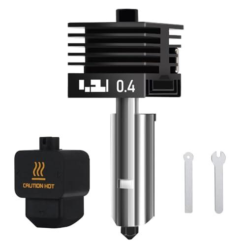 HIKUDIY Hotend in Acciaio al Carbonio 0,4mm per Bambu Lab Serie H2 e A1