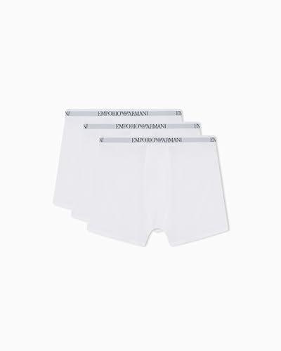 EMPORIO ARMANI Boxer da Uomo, Bianco/Bianco/Bianco, M