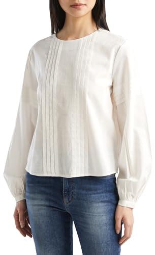 United Colors of Benetton Blusa in Mussola Panna