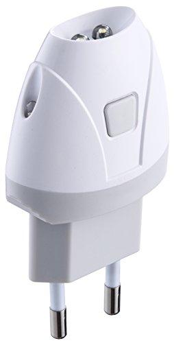 Electraline 58303 Torcia d'Emergenza Automatica LED con Luce di Cortesia