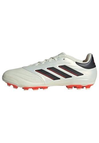 adidas Copa Pure II League AG - Scarpini da Calcio Unisex Adulto - Avorio/Nero/Rosso Solare