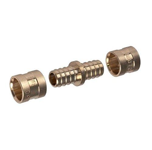 Manicotto a slittamento D.16 per tubo PEX - Ottone