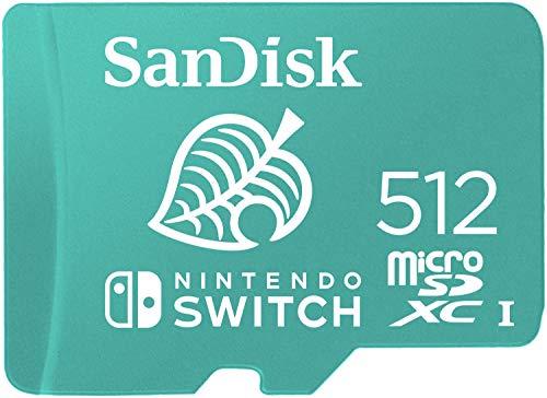 SanDisk 512GB microSDXC Scheda per Nintendo Switch