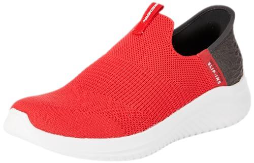 Skechers Boys, Scivolare su, Red Textile/Black Trim, 43 EU