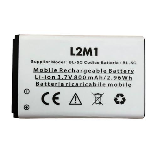 L2M1 Batteria per Brondi Magnum 4 / Stone+ / Supplier Model BL-5C Li-ion 3.7V 800mAh 2.96Wh