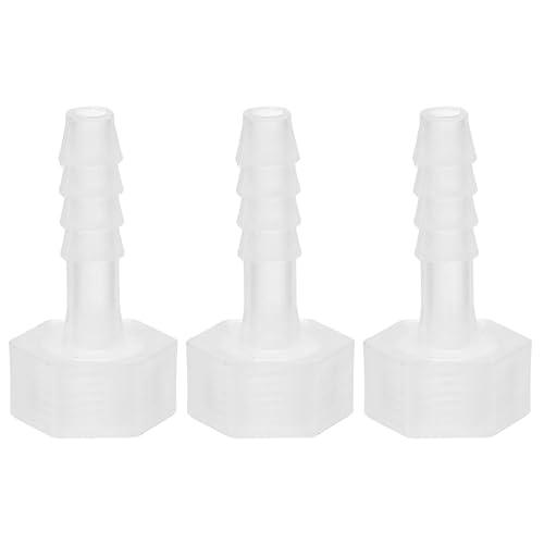 PATIKIL Raccordi per Tubo Flessibile in Plastica - Connessione Sicura e Duratura per Tubi da 1/4