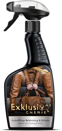Exklusiv Chemie® Cura Pelle Abbigliamento e Scarpe - Spray Protettivo e Detergente per Articoli in Pelle