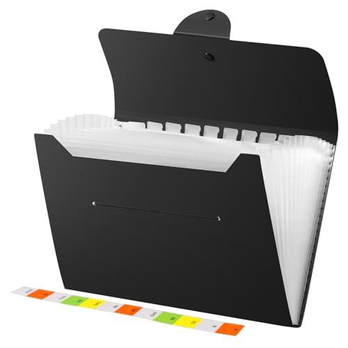 Diboniur Cartella Portadocumenti A4 - 13 Tasche Espandibili per Ufficio e Casa