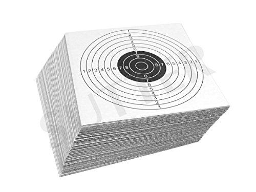 Bersagli Tiro a Segno T1 14x14 cm - Set da 100 Pezzi