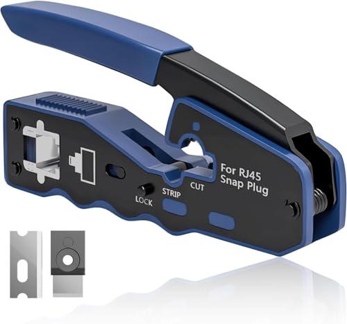 Pinza Crimpatrice RJ45 Passante Professionale 3in1