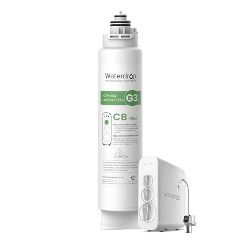 Waterdrop WD-G3-N3CB Filtro di Ricambio per Sistema Osmosi Inversa WD-G3-W, Durata 1 Anno