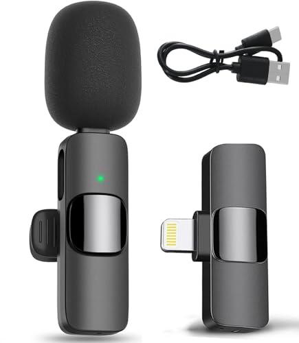 Microfono Lavalier Wireless per iPhone e iPad - Registrazioni Audio di Alta Qualità