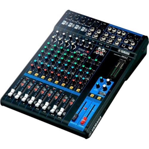 Yamaha MG12 Mixer Audio - Console di Mixaggio Professionale a 12 Canali