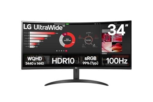 LG UltraWide™ 34WR50QK-B Monitor