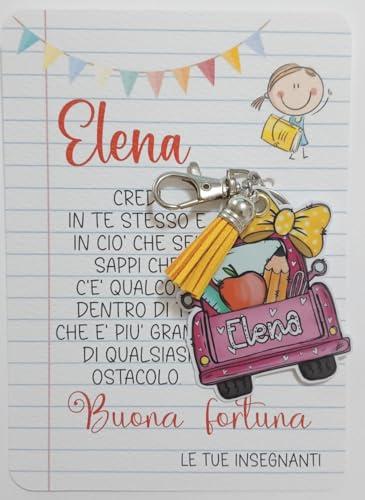 Portachiavi Tag Zaino Fine Anno Scolastico - Regalo Maestra Alunni