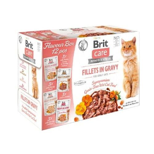 Brit Premium Cat Multipack Pollo, Salmone, Tacchino e Anatra in Salsa - 12 x 85g
