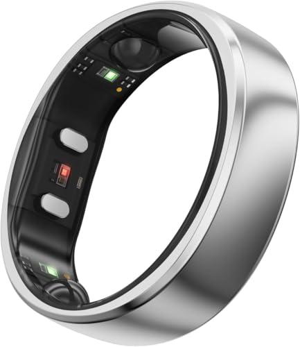 RingConn Gen 2 Smart Ring, Primo Al Mondo con Monitoraggio OSA, Nessun Abbonamento All'App, 12 Giorni di Batteria, Tracker di Stress/Frequenza Cardiaca/Salute Femminile, Compatibile Con Android e iOS