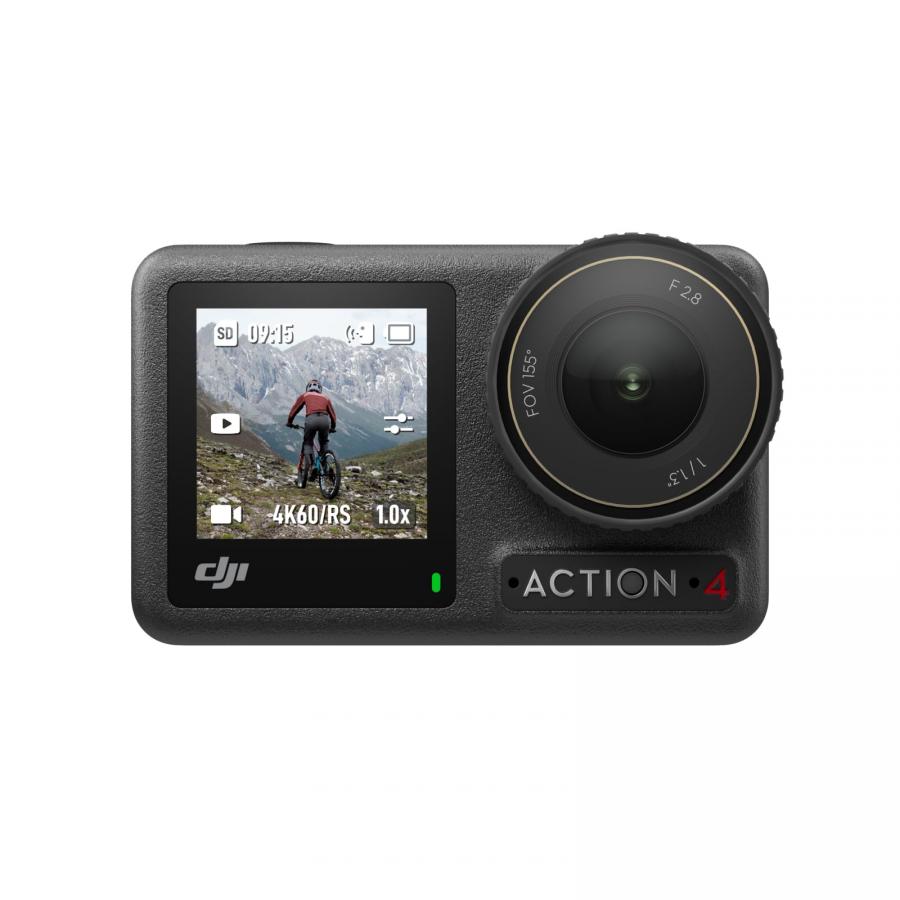 DJI Osmo Action 4 Combo Standard - Action cam impermeabile 4K/120fps con sensore 1/1.3”, incredibili immagini con scarsa illuminazione, prestazioni cromatiche a 10 bit e D-Log M, batteria da 1770 mAh