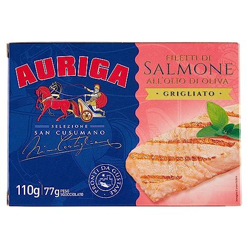 Filetti di Salmone Grigliato all'Olio di Oliva Auriga Selezione San Cusumano