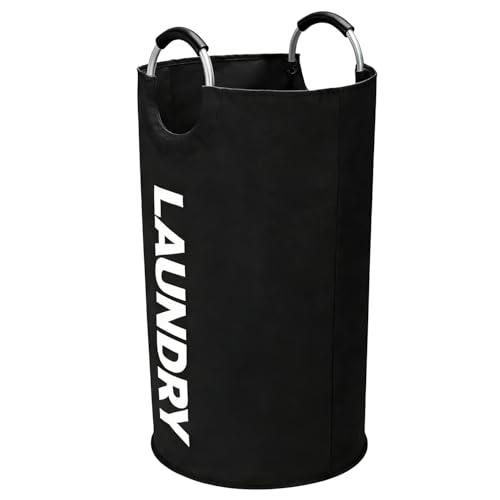 Cesto Portabiancheria Pieghevole 90L - Nero