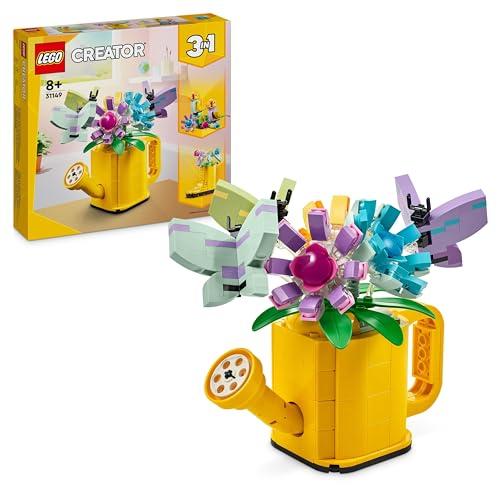 LEGO Creator 3 in 1 Innaffiatoio con Fiori Finti