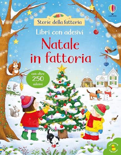 Libri con adesivi - Natale in fattoria