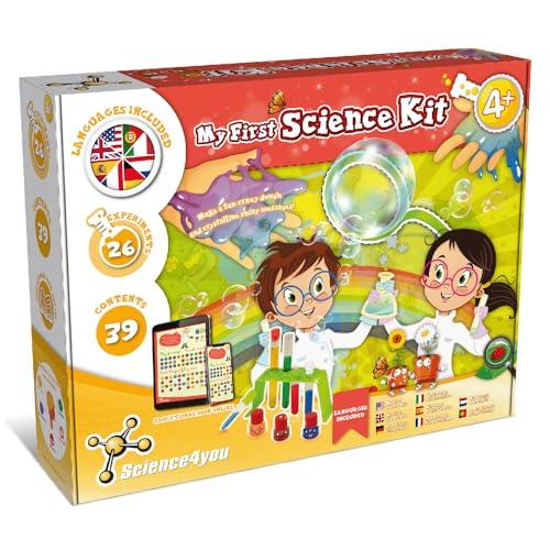 Science4you Primo Kit Scientifico - Laboratorio con 26 Esperimenti Scientifici per Bambini 4+ Anni