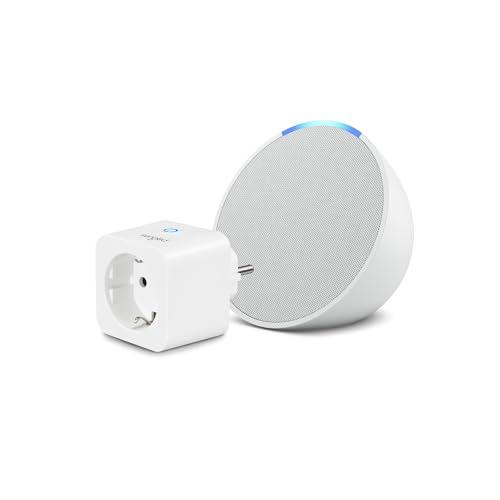 Echo Pop | Bianco ghiaccio + Sengled Smart Plug, compatibile con Alexa - Kit di base per Casa Intelligente